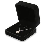 Tuwonwa Boîte De Présentation En Velours Pour Collier Et Bracelet, Noir, écrin à Bijoux élégant Avec Intérieur Moulé, Coffret De Rangement Et D’exposition Pour Pendentifs Et Chaînes