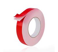 Tuwonwa Ruban Double Face Extra Fort Pe 25mm X 10m Noir, Imperméable Et Résistant à La Température, Idéal Décoration Maison Bureau, Fixation Sans Perçage, Ruban Double Face Extérieur