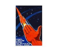 TUWQYEQ Poster de propagande de l'Union soviétique russe - Art mural esthétique sur toile - Peinture vintage pour pièces - 50 x 75 cm - Style 13 sans cadre