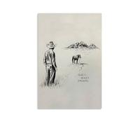 TUWQYEQ Zach Bryan Poster mural esthétique sur toile style 2 sans cadre 60 x 90 cm