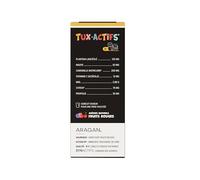 Tuxactifs Bio 3+ - Complement Alimentaire Toux et Gorge Irritée - Camomille, Miel, Acerola, Mauve, Plantain, Vitamine C - 125 ml - 4 à 12 jours de prise - Fabriqué en France