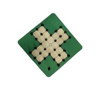 TUXCAXI Élégant Plateau de Jeu de Solitaire fabriqué à la Main pour Jouer | tranquillement, encourageant l'engagement familial et l'esprit stratégique