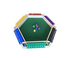 TUXCAXI Jeux de société en Bois pour Creative Dice offrant Un,tapez+1 | fin tout en encourageant l'interaction sociale et la compétition amicale - Jeux pour adultes
