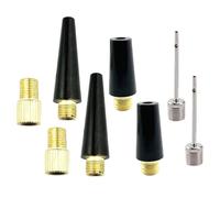 TUXCAXI Kit d'accessoires Portables et légers pour gonfleur de Ballons de Gym, de Yoga et Autres Objets gonflables : Valve à Aiguille, Adaptateur pour vélo, Embouts et