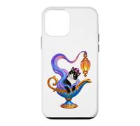 Tuxedo Cat is A Genie Magic Lamp Halloween Magic Lamp Coque pour iPhone 12 Mini
