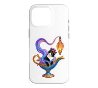 Tuxedo Cat is A Genie Magic Lamp Halloween Magic Lamp Coque pour iPhone 16 Pro