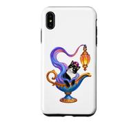 Tuxedo Cat is A Genie Magic Lamp Halloween Magic Lamp Coque pour iPhone XS Max