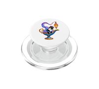 Tuxedo Cat is A Genie Magic Lamp Halloween Magic Lamp PopSockets PopGrip pour MagSafe