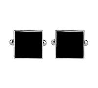 Tuxedo chemise Studs, Boutons de manchette goutte à d'huile, accessoires mode, simples géométriques polyvalents carrés en alliage, clous