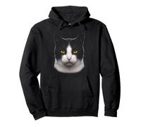 Tuxedo Tête de Chat Wildlife Nature Forest Cat Sweat à Capuche