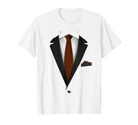 Tuxedo Veste avec Cravate pour Un Mariage Amusant T-Shirt Graphique avec Valeur