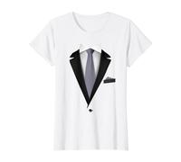 Tuxedo Veste avec Cravate pour Un Mariage Amusant T-Shirt Graphique avec Valeur