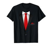 Tuxedo Veste avec Cravate pour Un Mariage Amusant T-Shirt Graphique avec Valeur