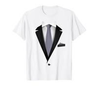 Tuxedo Veste avec Cravate pour Un Mariage Amusant T-Shirt Graphique avec Valeur