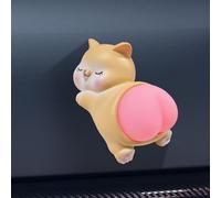 Tuxihapp Décoration de tableau de bord de voiture mignonne en forme de crosse d'animal - Mini décoration amusante pour tableau de bord et console centrale - Cadeau pour femme/homme - Accessoire