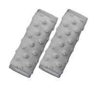 Tuxihapp Lot de 2 housses de ceinture de sécurité souples et confortables pour les épaules et le cou pour enfants, coussinets universels pour voiture, VUS, camion, avion (gris)