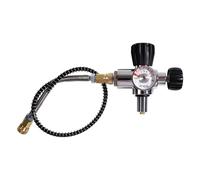 TUXING 4 500 PSI haute pression PCP Paintball Station de remplissage Valve en acier inoxydable HPA CO2 Réservoir DIN Système de charge Noir M18 x 1,5