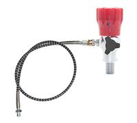 TUXING 4500PSI Station de remplissage de paintball PCP haute pression HPA Réservoir de CO2 Réservoir en fibre de carbone Système de charge DIN avec jauge de remplissage de gaz haute pression M18*1.5