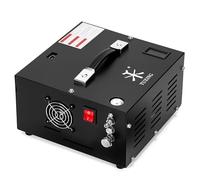 TUXING Compresseur d'air Pcp, sans huile/eau, alimenté par la voiture 12V DC ou la maison 220V AC avec adaptateur, pompe pour carabines et pistolets à air comprimé PCP (TXES061)