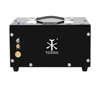 TUXING Compresseur d'air TUXING 300bar Pcp, compresseur à air comprimé Pcp, sans huile/eau, pour carabine à air comprimé 5.5 Pcp Pneumatique Paintball Scuba Auto-Stop Version220V/12V