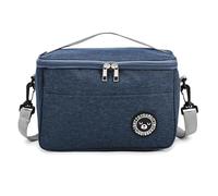 TUXUNQING Sac isotherme 12L, Ac isotherme sac de pique-nique, Sac isotherme repas adulte, Sac isotherme repas bureau, Sac isotherme pliable, Sac isolant réglable (Bleu/12L/29 * 20 * 22cm)