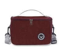 TUXUNQING Sac isotherme 12L, sac repas pliable pour bureau et pique-nique, sac isolant avec bretelles réglables et amovibles (Rouge/12L/29 * 19 * 22cm)