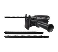 Tuxuseo Adaptateur compact pour scie sabre, perceuse électrique, tête oscillante, accessoire multifonction pour couper des tôles métalliques, du carton et des tuyaux en PVC