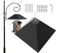 Tuxuseo Baffle Anti-Écureuil Mangeoire Oiseaux,Dispositif De Protection en Métal pour Mangeoire - Dispositif Suspendable Anti-Écureuils,pour Jardin Patio Pelouse Parc Amateurs De Nature Jardiniers