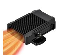 Tuxuseo Chauffage Voiture Portable | 360 Degrés Angle Ajustable Ventilateur Silencieux - Réchauffeur d'air Automobile - pour Automobile Espace Camping Intérieur Bureaux Tente Garage Camion