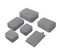 Tuxuseo Cube De Rangement À Compression - 6 Pièces Pochette De Rangement Respirable | Organisateurs de de Bagages pour Voyage,Pour Femmes Garçons Filles Vêtements Chaussures Pantalons