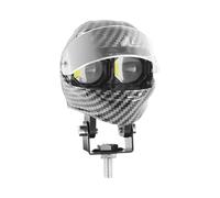 Tuxuseo Feux De Brouillard Pour Moto,Projecteur LED Pour Moto De Style Casque,Projecteur de Conduite pour Motocyclette - Pour Quad Et Scooter En Conduite Tout-Terrain Sur Route Et Sur Terre
