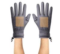 Tuxuseo Gants Chauffants Hiver | Moufles Chauffantes Hiver USB pour Cyclisme | Mitaines Anti-Dérapantes Tactiles pour Travail Luge Snowboard Vélo Randonnée Ski