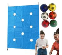 Tuxuseo Jeu De Team Building avec Bâche À Trous | Exercices De Cohésion Et Activités Collectives | Matériel Sportif Et Activités Collaboratives pour Adolescents Et Adultes