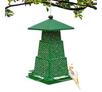 Tuxuseo Mangeoires À Oiseaux Anti-Écureuils, Résistant Aux Intempéries Grande Capacité, Grande Mangeoire À Oiseaux Décorations Extérieur, pour Colibri Pinson Mésange Jardin Cour Terrasse