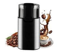 Tuxuseo Moulin À Café - Accessoires de Cuisine Automatiques,Broyeur à Grains de Café Électrique - Pour Piments Secs Préparation Repo Haricots Sésame Anis Épices