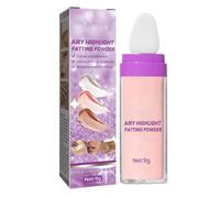 Tuxuseo Poudre de maquillage illuminateur | Paillettes pour le visage ultra brillantes | Maquillage illuminant | Stick de maquillage éclaircissant pour le visage | Corps et cheveux - Fairy Highlight