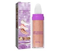Tuxuseo Poudre de maquillage illuminateur | Paillettes pour le visage ultra brillantes | Maquillage illuminant | Stick de maquillage éclaircissant pour le visage | Corps et cheveux - Fairy Highlight