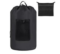 Tuxuseo Sac À Linge Dos, Sac À Linge À Dos Pour Dortoir Avec Fermeture Par Cordon, Panier à Sale à Bretelles pour Domicile Hôtel Laverie Appartement Loué