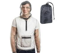 Tuxuseo Vêtement Anti-Moucherons | Vêtements Protection Insectes | Veste à Capuche en Maille Anti Insectes pour Hommes Adultes Randonnée Pêche en Extérieur