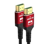 Tuxxjzm Adaptateur de câble 2.1, câble d'extension 8K @ 60Hz, câble dynamique HDR Vision HD, câble adaptateur de projection TV pour ordinateur pour des textures plus claires et une luminosité