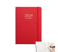 Tuxxjzm Agenda 2024, planificateur d'agenda 2024 | Agenda journalier hebdomadaire et mensuel 2024, planificateur de livres d'agenda pour le travail, l'école et la maison
