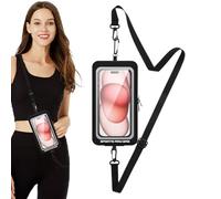 Tuxxjzm Brassard de course - Support de téléphone pour la course à pied - Sac de rangement étanche pour la plupart des smartphones, entraînement, randonnée, voyage