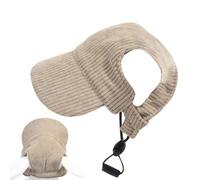Tuxxjzm Chapeau de balle pour chien, casquette de sport avec cordon de serrage réglable pour animal de compagnie, chapeau de soleil respirant et tendance pour un confort en toutes saisons