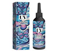 Tuxxjzm Colle en résine UV pour artisanat, colle dure en résine UV | Résine UV à durcissement rapide - Colle UV à goutte d'époxy transparente, dure et brillante, transparente pour bijoux fabriqués