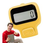 Tuxxjzm Compteur de clicker manuel, compteur de doigts électronique - Clicker Compteur de chiffres avec lumière LED - Compteur de clics numériques portable léger pour tricoter, faire du crochet