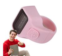 Tuxxjzm Compteur de doigts numérique léger, compteur de doigts multifonction pour entraînement, minuterie de fonctionnement avec écran LCD,