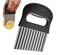 Tuxxjzm Coupeur ondulé pour légumes, coupe ondulée | Coupe-rôles en acier inoxydable | Hachoir à légumes, couteau à friture, éplucheur de légumes, coupe à vague, coupe pour