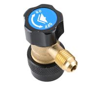 Tuxxjzm Coupleur rapide - Raccord de conversion de climatisation | Adaptateur rotatif à 360° haute et basse pression pour réfrigérant de voiture