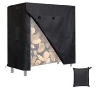 Tuxxjzm Couverture étanche pour porte-bois, couverture de bois de chauffage | Couverture de rack de bois de chauffage Couverture de rack de bois de chauffage et