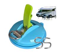 Tuxxjzm Crochets à ventouse robustes | Fixation de ventouses d'ancrage pour voiture, camping, camping - Clips d'arrimage à forte adhérence pour camping-car, van, voiture, SUV, tente, camion, piège de